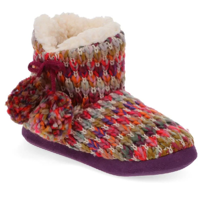 Warm Knitted Full-Fur Slippers - GALOP40009 / 326 026