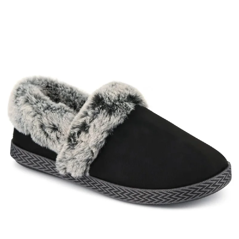 Warm-Lined Memory Foam Slippers - QING40038 / 326 611