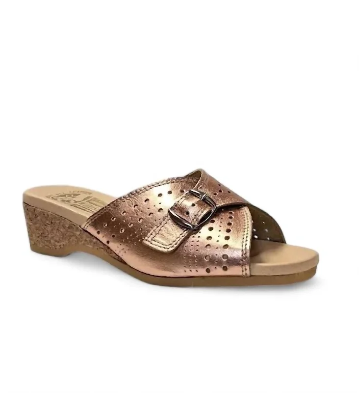 Women's 251 Slip-On Mule In Peach Metallic