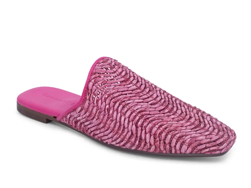 Women's Bali Mule Shoes In Fuchsia