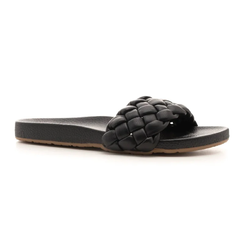 Women's Extra Slide Sandals In Black