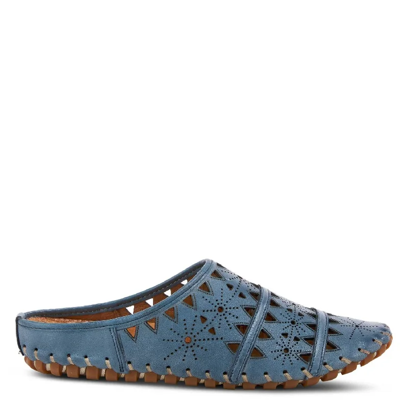 Women's Fusalide Slip-On Clog Shoe In Blue