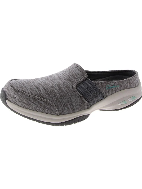 Womens Heathered Slip On Mules