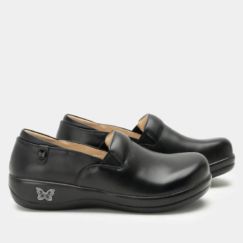 Women's Keli Professional Shoes - Medium Width In Black Nappa Leather