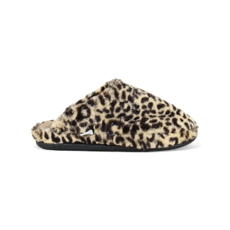 Women's Leisure Slipper In Cheetah