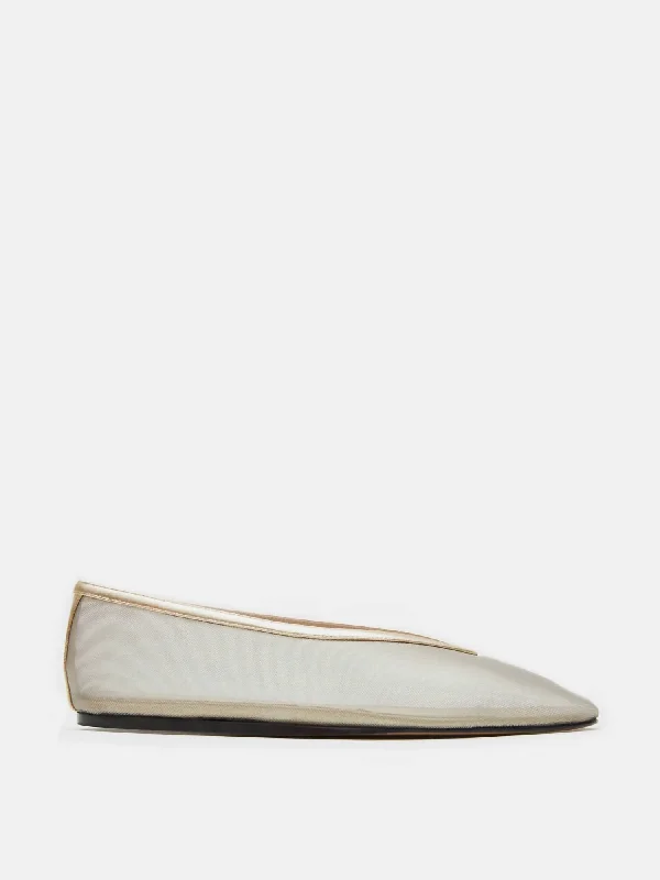 Women's Luna Slipper Mesh In Gold