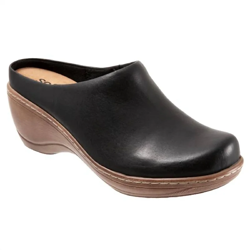 Women's Madison Mule - Wide Width In Black