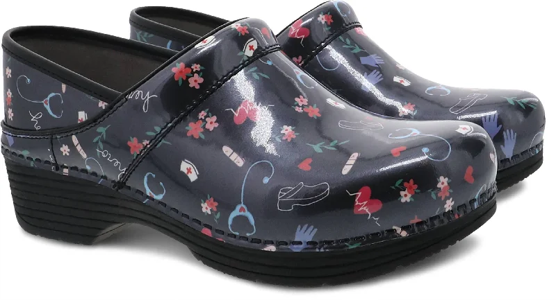 Womens Professional Lt Clog- Medium Width In Hero Patent
