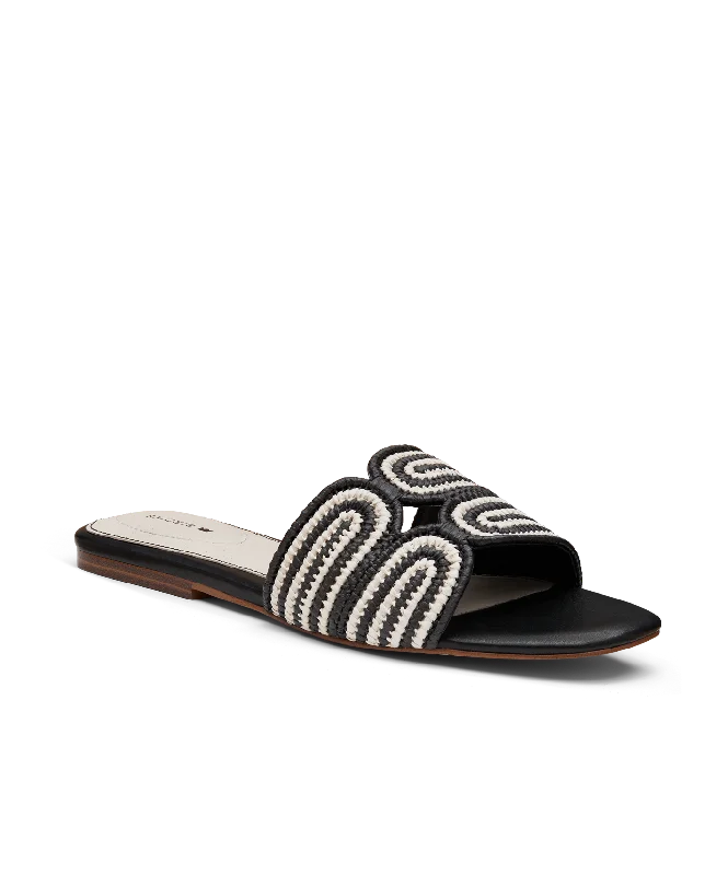 The Kiwi - Black Raffia