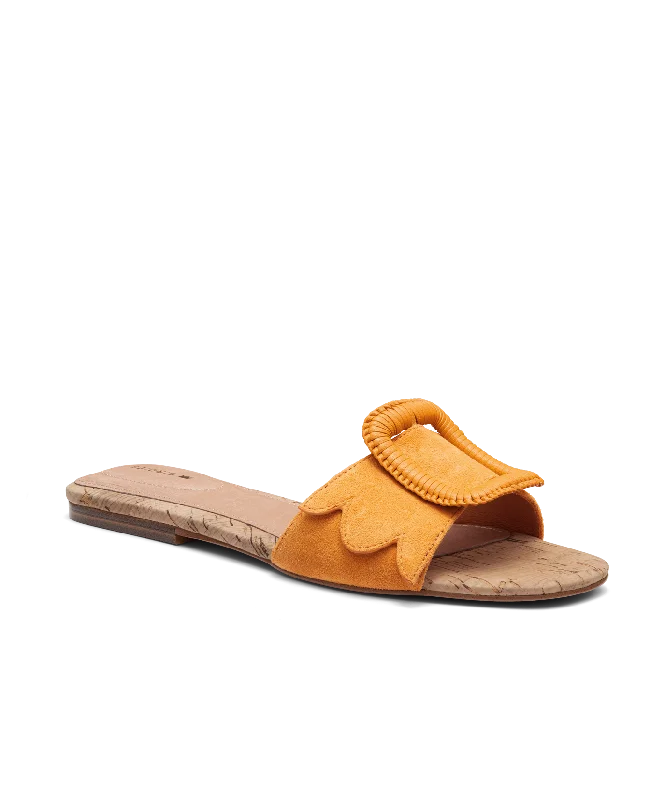 The Kiwi - Goldenrod Suede