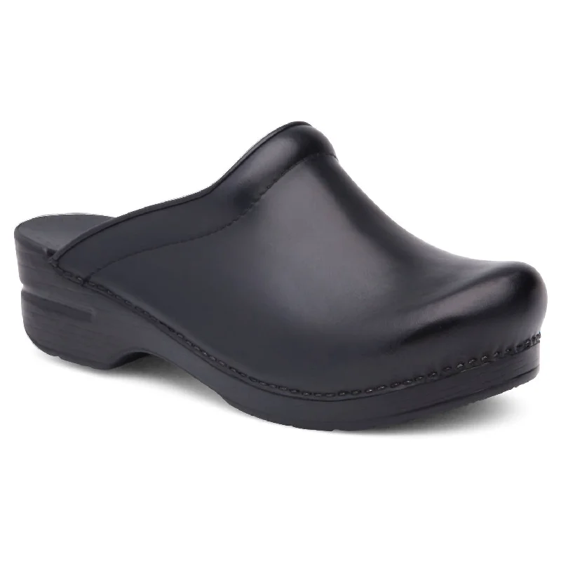 Women's Sonja Mule - Medium Width In Black Cabrio