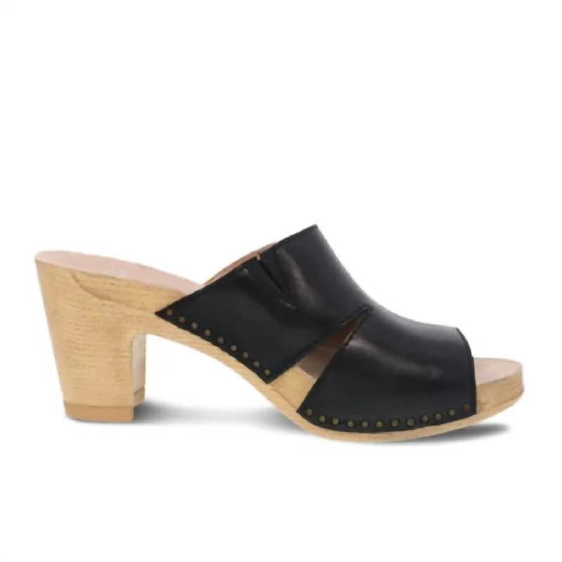 Women's Tandi Heeled Clog In Black