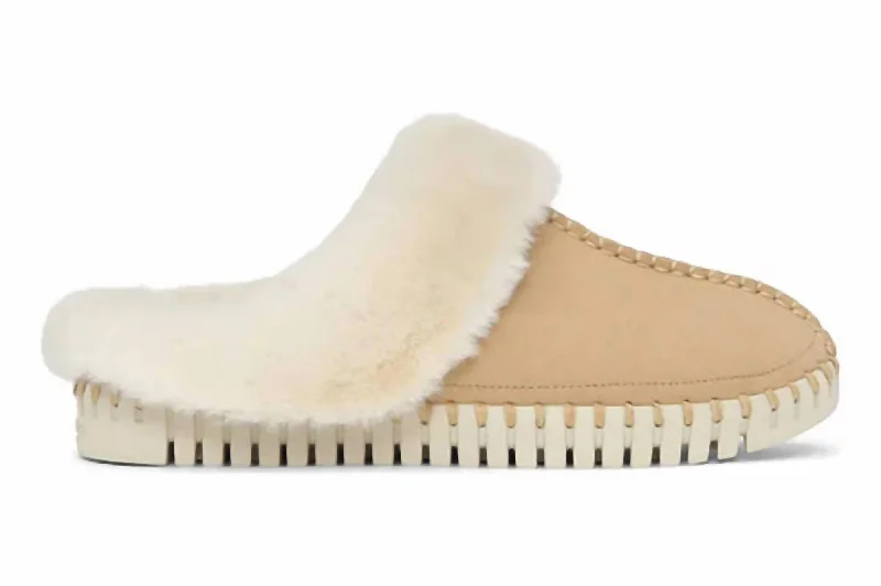 Women's Tulip Slipper In Latte
