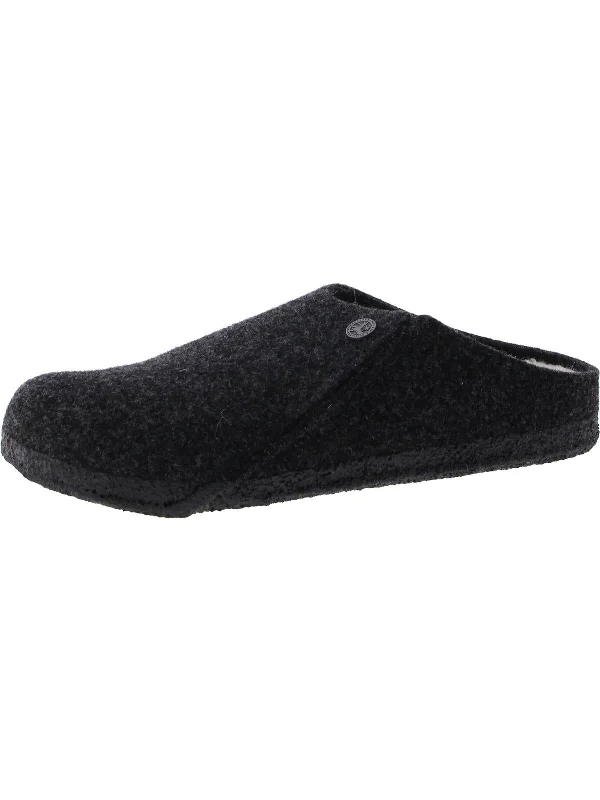 Womens Wool Slip On Mules